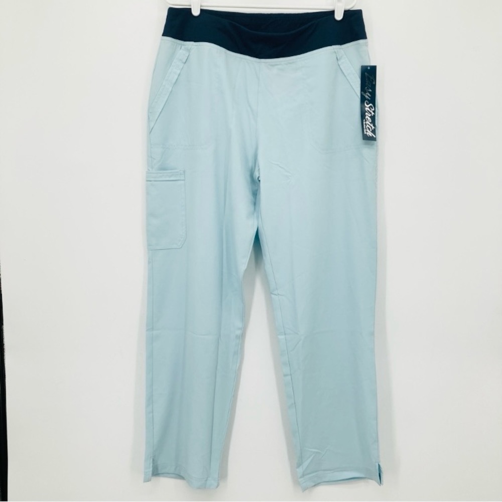 Women's light blue scrub pants